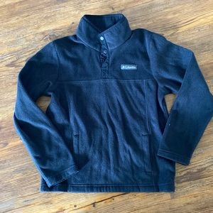 Kids Fleece Colombia 1/4 Button Sweatshirt size Medium